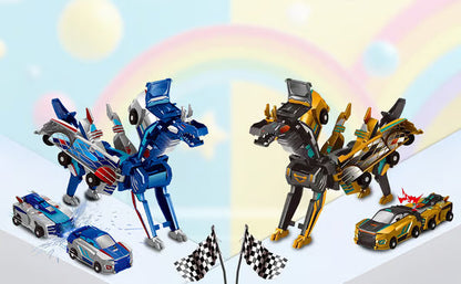 KidzeeHub™ -  Collision Transforming Dragon Car Toy 💥