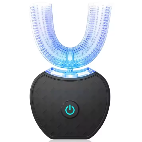 360° Ultrasonic U‑Shaped Kids Toothbrush