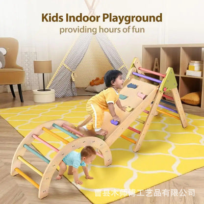 Montessori Climbing Pikler Triangle Set