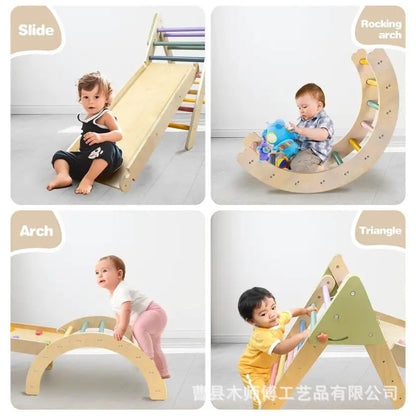 Montessori Climbing Pikler Triangle Set