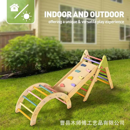 Montessori Climbing Pikler Triangle Set