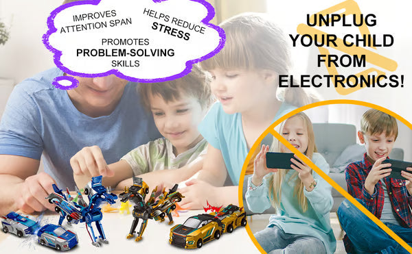 KidzeeHub™ -  Collision Transforming Dragon Car Toy 💥