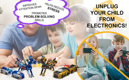 KidzeeHub™ -  Collision Transforming Dragon Car Toy 💥