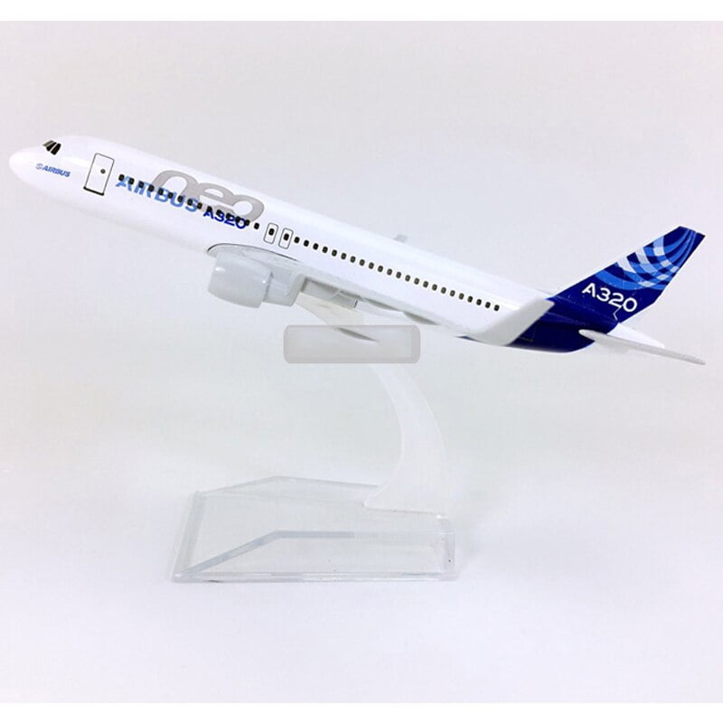 White Airbus A320neo Aircraft Model